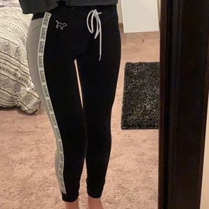 Pink VS track pants
